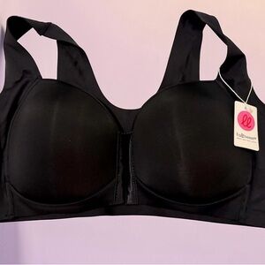 Fall sweet post surgery Black Full-Coverage Bra